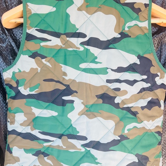 JCrew Army Green Fatigue Vest - Picture 5 of 6